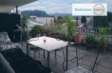 Kleine 1-ZImmer-Penthousewohnung mit großem Balkon in Bregenz zu vermieten (verfügbar ab September 2024), 6900 Bregenz, Dachgeschosswohnung
